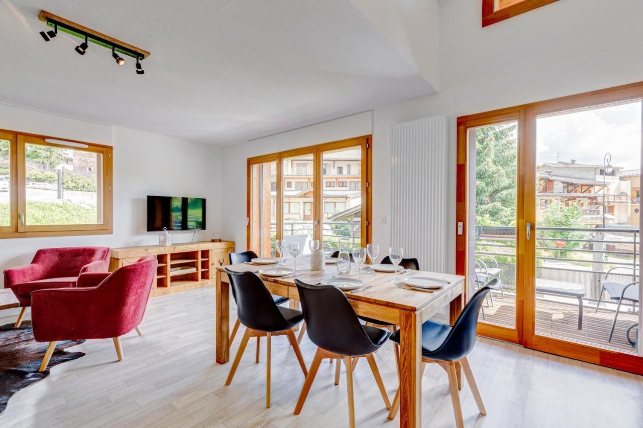 La Poudreuse - Duplex Avec Balcon Vue Montagne - Flumet Exterior photo