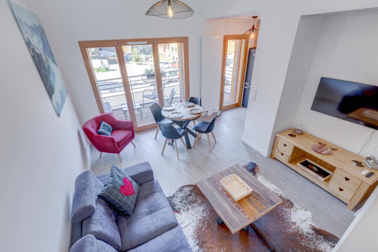 La Poudreuse - Duplex Avec Balcon Vue Montagne - Flumet Exterior photo